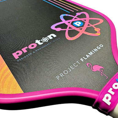 Proton Series Three Project Flamingo 15mm Elongated Pickleball Paddle