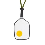 Leather Pickleball Ornament