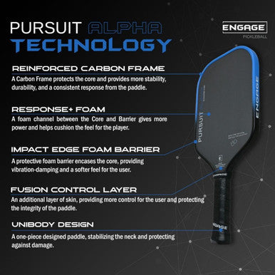 Engage Pursuit Alpha 14mm Pickleball Paddle