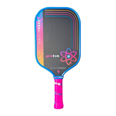 Proton Series Three Project Flamingo 13mm Elongated Pickleball Paddle