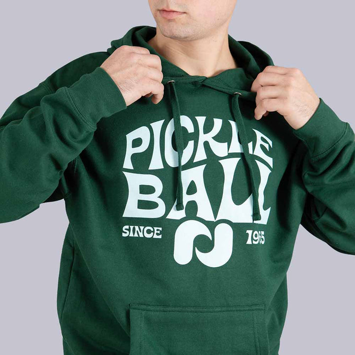 Heritage Pickle-ball Groovy Front Logo Hoodie - Unisex