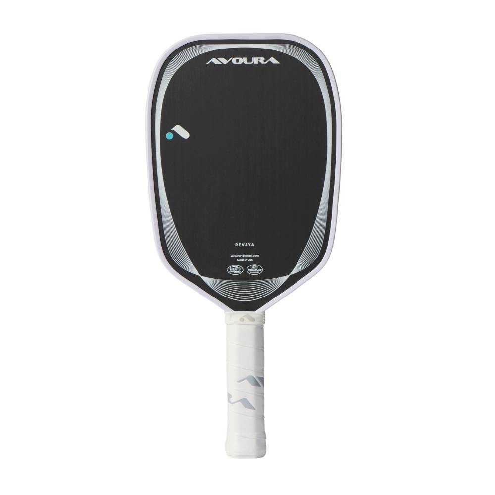 Avoura Revaya 13mm Raw Carbon Fiber Pickleball Paddle