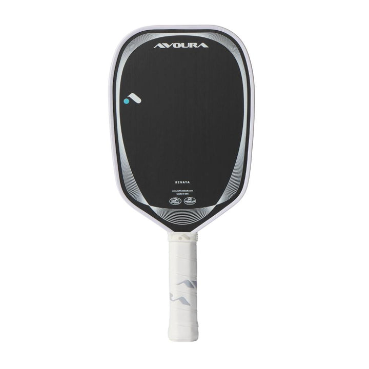 Avoura Revaya 13mm Raw Carbon Fiber Pickleball Paddle