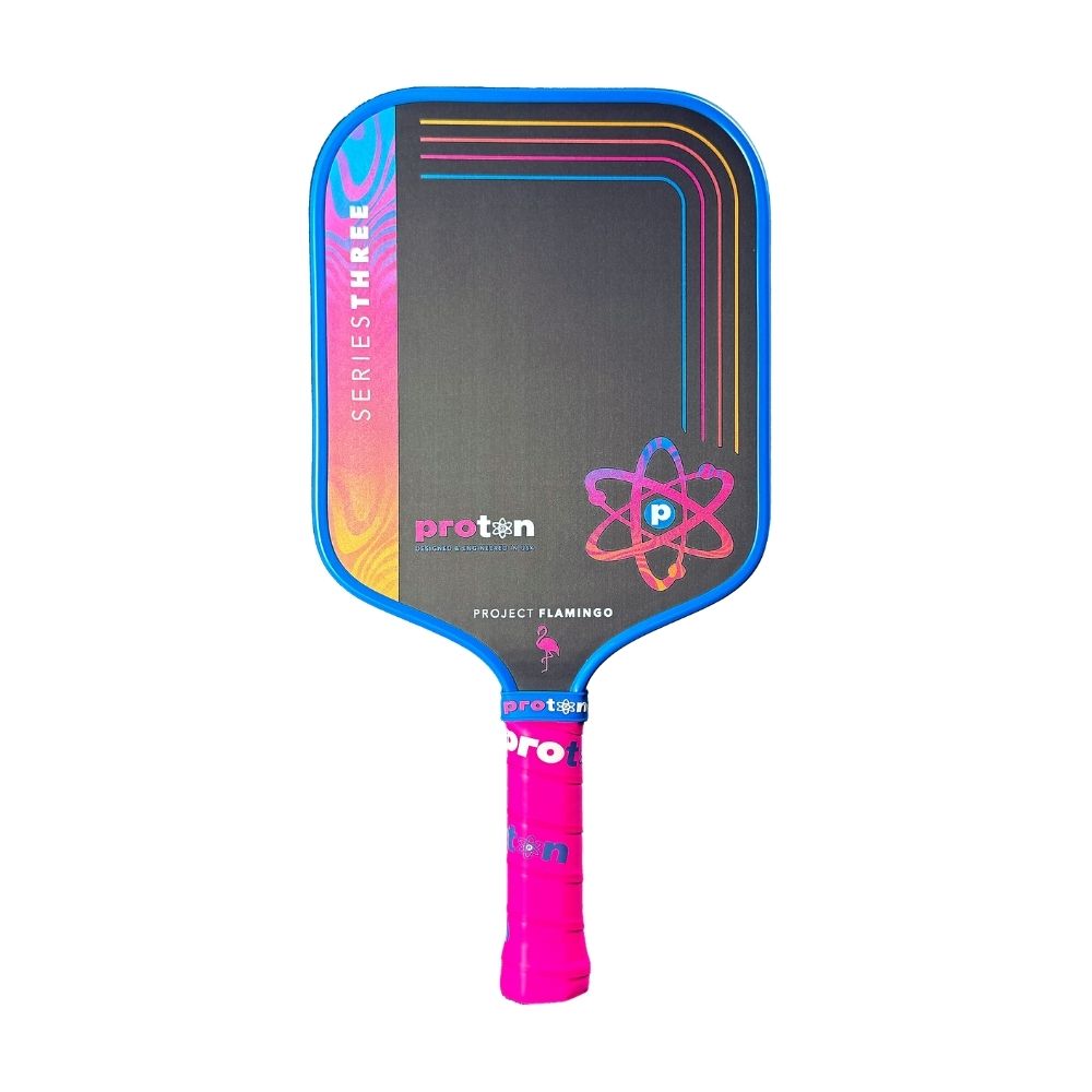 Proton Series Three Project Flamingo 13mm Widebody Pickleball Paddle
