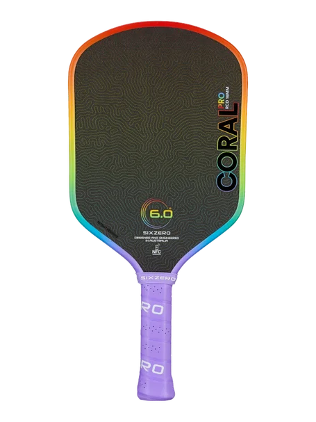 Six Zero Coral Pro Hybrid Pickleball Paddle