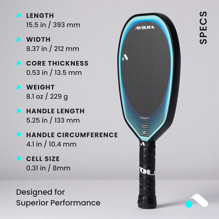 Avoura Rhapsody 13 Pickleball Paddle
