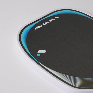 Avoura Rivelle 13mm Raw Carbon Fiber Pickleball Paddle