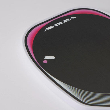 Avoura Rivelle 13mm Raw Carbon Fiber Pickleball Paddle