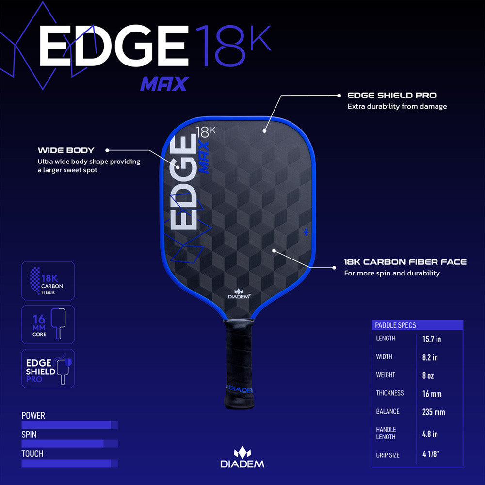 Diadem 18K Max Pickleball Paddle
