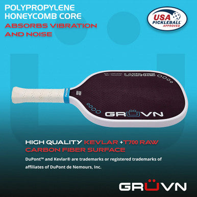 GRUVN LAZR-16S Pickleball Paddle