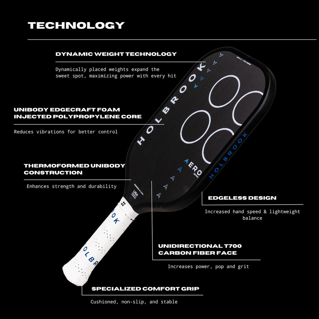 Holbrook Aero X 16mm Pickleball Paddle