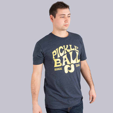 Heritage Pickle-ball Groovy Front Logo T-Shirt - Unisex
