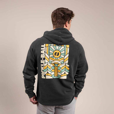 Heritage Pickle-ball Paddle Hooded Sweatshirt - Unisex