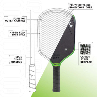 JOOLA Ben Johns Hyperion 16mm 3S Pickleball Paddle