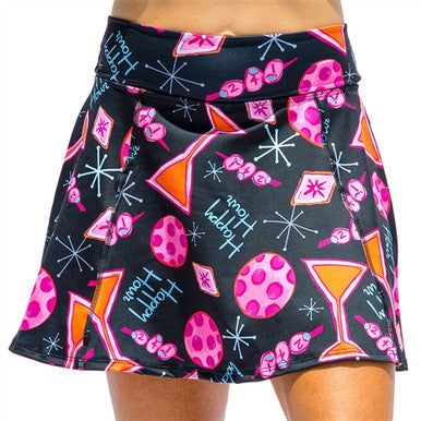 Pickleball Bella Martini 2-4-1 Happy Hour Skort