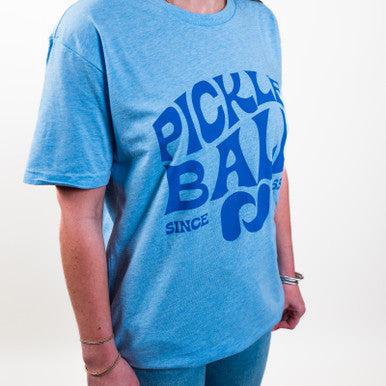 Heritage Pickle-ball Groovy Front Logo T-Shirt - Unisex