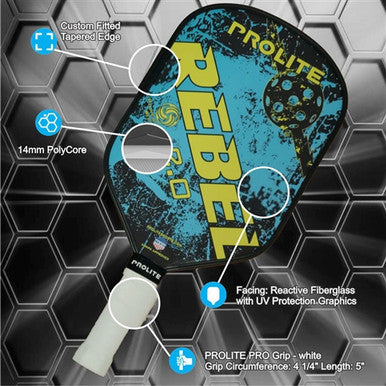 Rebel PowerSpin 2.0 Composite Paddle