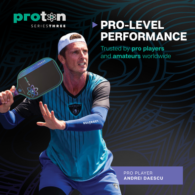 Proton Series Three Project Peacock 13mm Elongated Pickleball Paddle