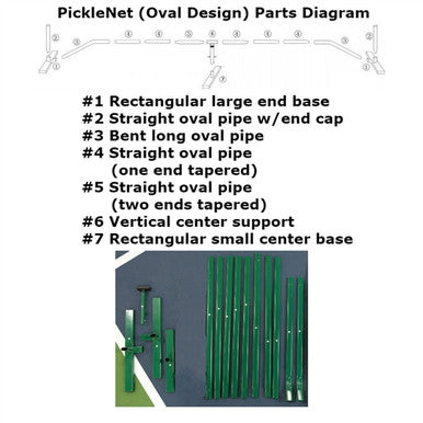 PickleNet Portable Net (Oval Design) Replacement Parts