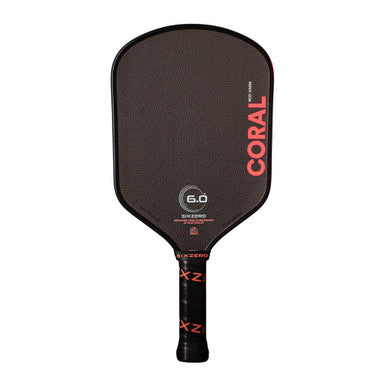 Six Zero Coral 16mm Hybrid Pickleball Paddle