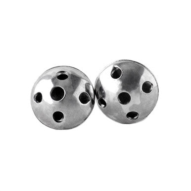 Sterling Silver Pickleball Earrings